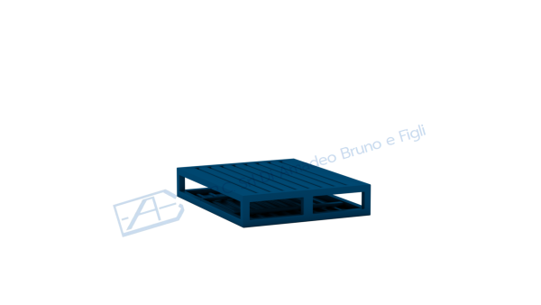 Pallet in lamiera doppio fondo