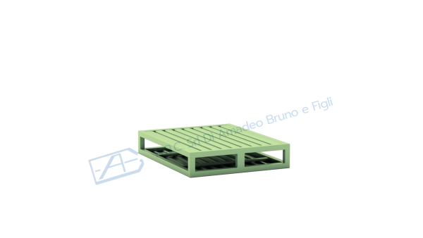 Pallet in lamiera doppio fondo